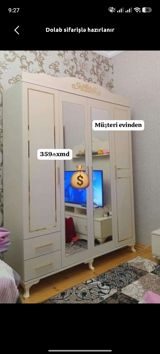 Düz dolab, Yataq otağı üçün, Şifonyer, Açılan, Korpuslu, 4 qapılı — Mebel evim — Wardrobes