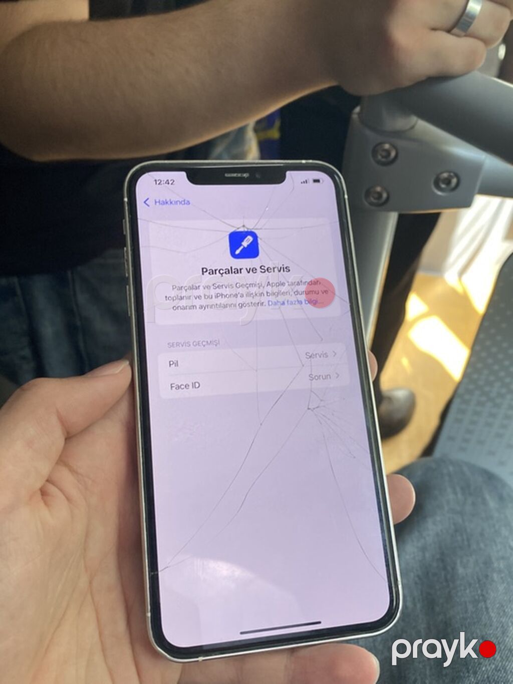 IPhone Xs Max, 256 GB, Gümüşü, Qırıq — Apple iPhone, Sumqayıt (2)