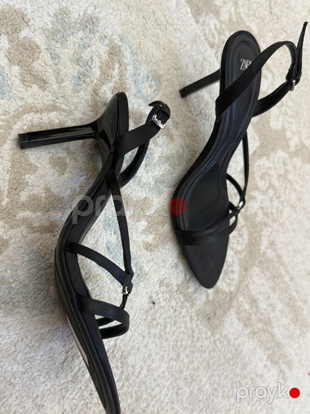 Zara qadın sandalı - Rəng: qara - Ölçü: 38 (daxildə “38” qeyd olunub) — Sandal, Bakı (4)