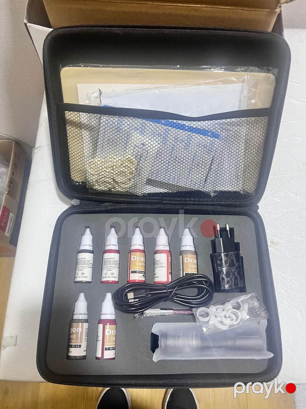 Qaş boyasi + aparati yenidir açilmayib.Qiymet 30 azn Unvan — Kosmetoloji və estetik aparatlar, Bakı (3)