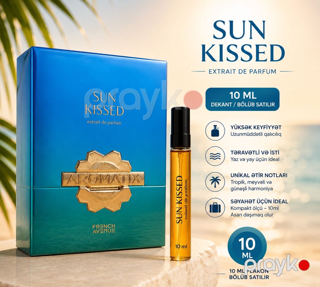 No Brand Sun Kissed Extrait De Parfum uniseks, 10 ml (dekant) — Mallar, Bakı (2)