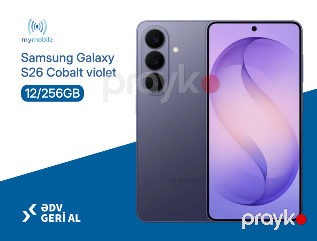 Samsung Galaxy S26 Sky Blue 256GB/12GB — Smartfonlar, Bakı (2)
