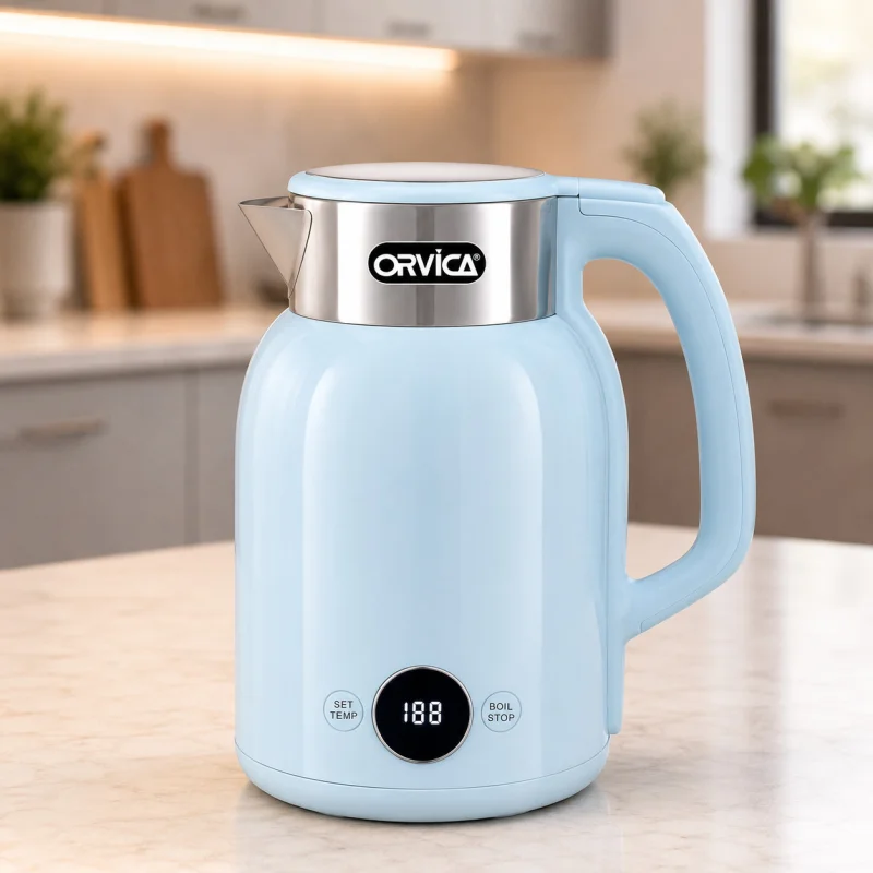 Elektrik çaydan Orvica, 2.0 L, Mavi, 2400 Vt — Bakı