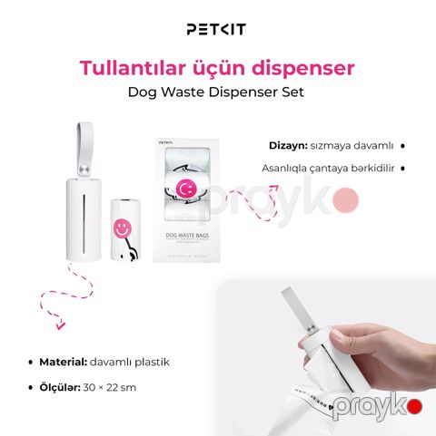 Təmizlik paketləri üçün dispenser Petkit Waste Dispenser Set