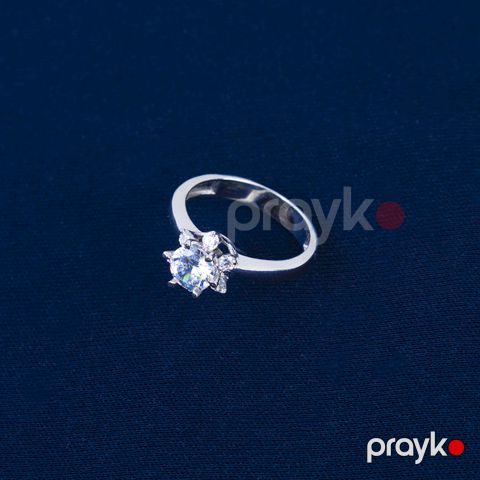 Üzük qadınlar üçün VJ757779, gümüş 925 əyar, ölçü 18 — Bakı
