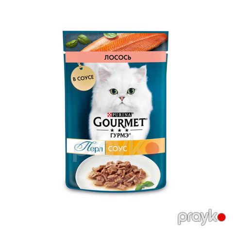 Nəm yem pişiklər üçün Gourmet Perle Salmon Pouch, 75 q — Bakı