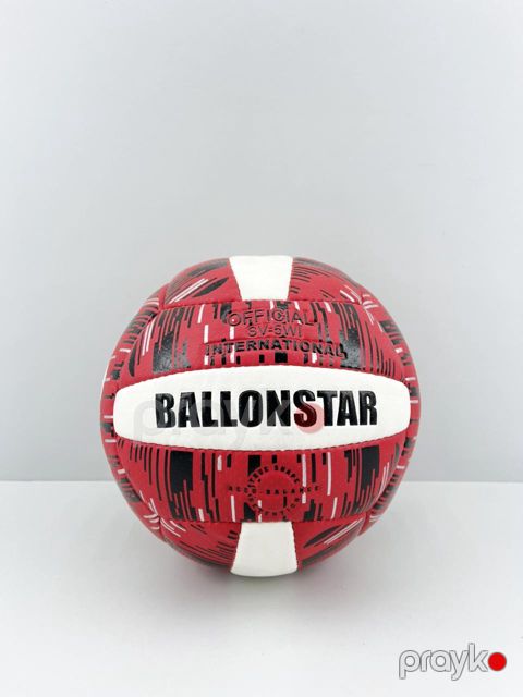 Voleybol topu Ballonstar, qırmızı/ağ — Bakı