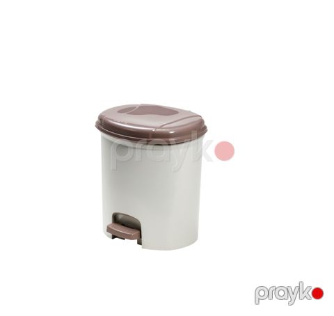 Pedallı zibil qabı Stars Plast 94152, ağ, 8 litr — Bakı