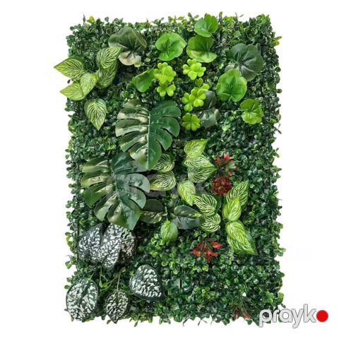 Dekorativ süni yaşıllıq paneli DY_12, 40x60 sm — Bakı