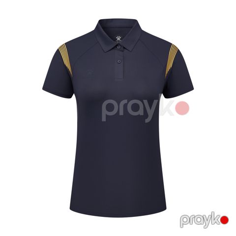 Qadınlar üçün qısaqollu polo Kelme, göy, neylon/spandeks, ölçü M — Bakı