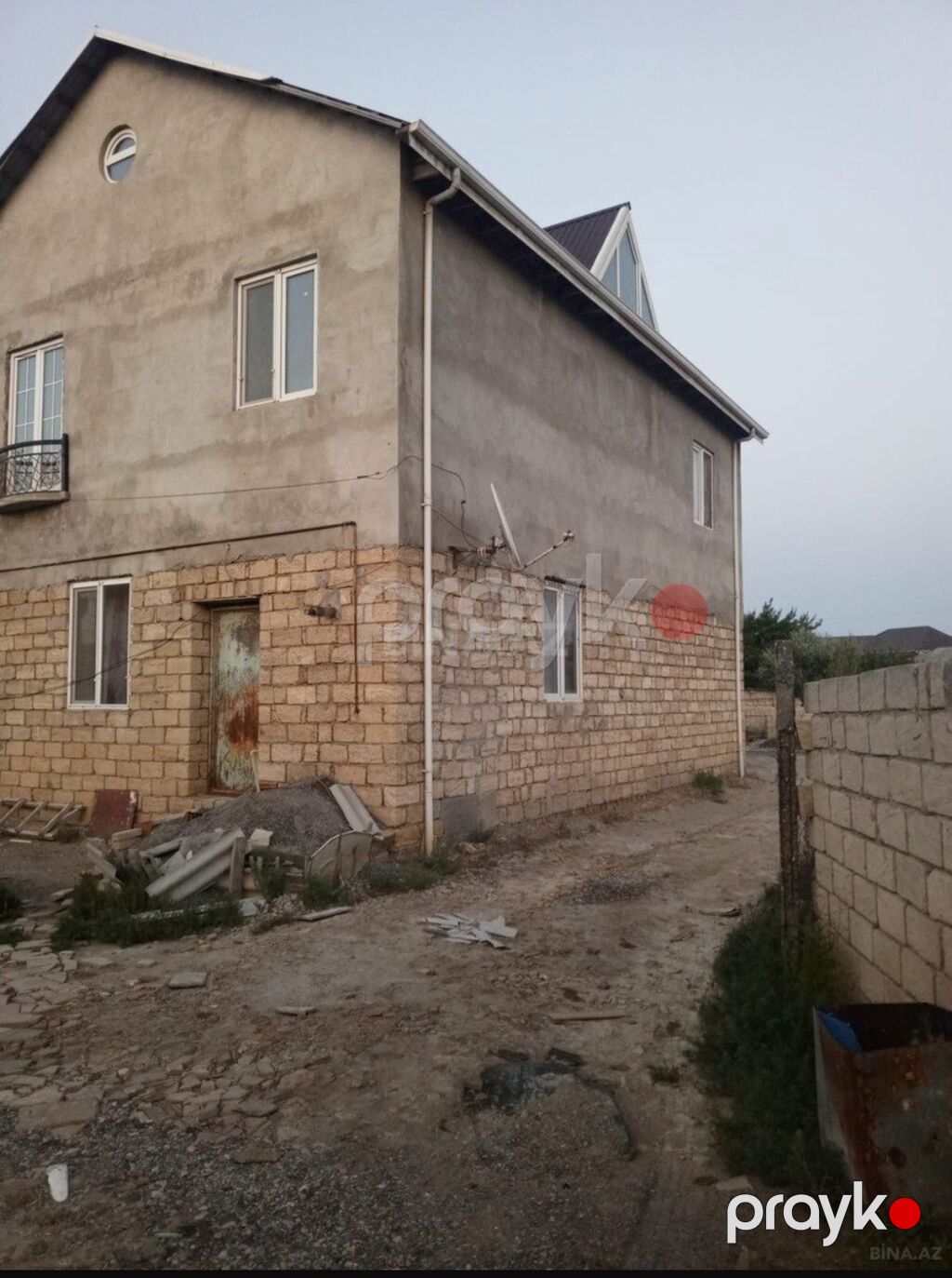 6 otaqlı, 190 kv. m, Kredit yoxdur, Təmirsiz — Ev, villa, Bakı (2)