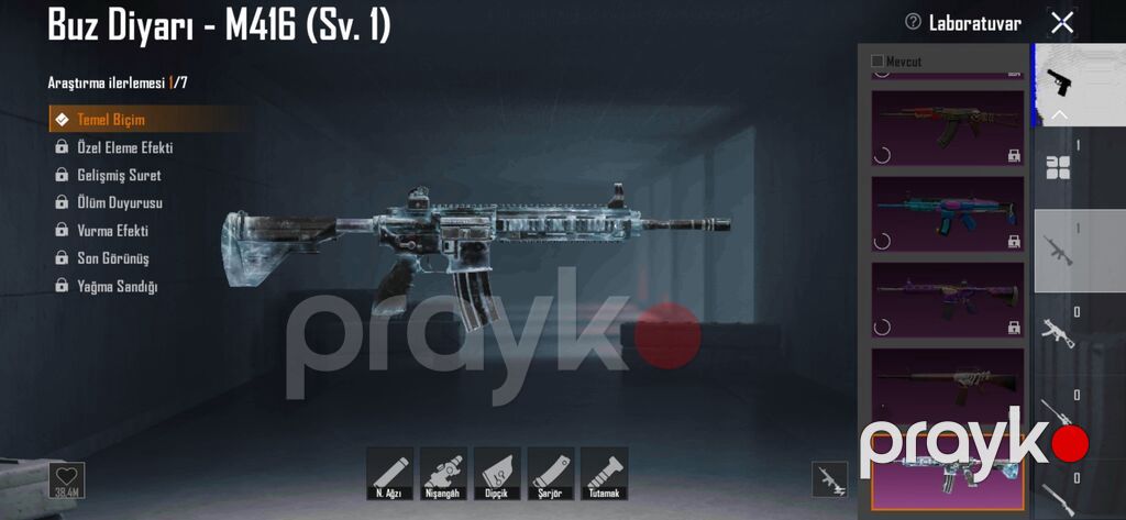 Pubg Mobile hesabı – M416 “Buz Diyarı” (Sv.1) + seçilmiş skinlər — Şəxsi əşyalar, Bakı (4)