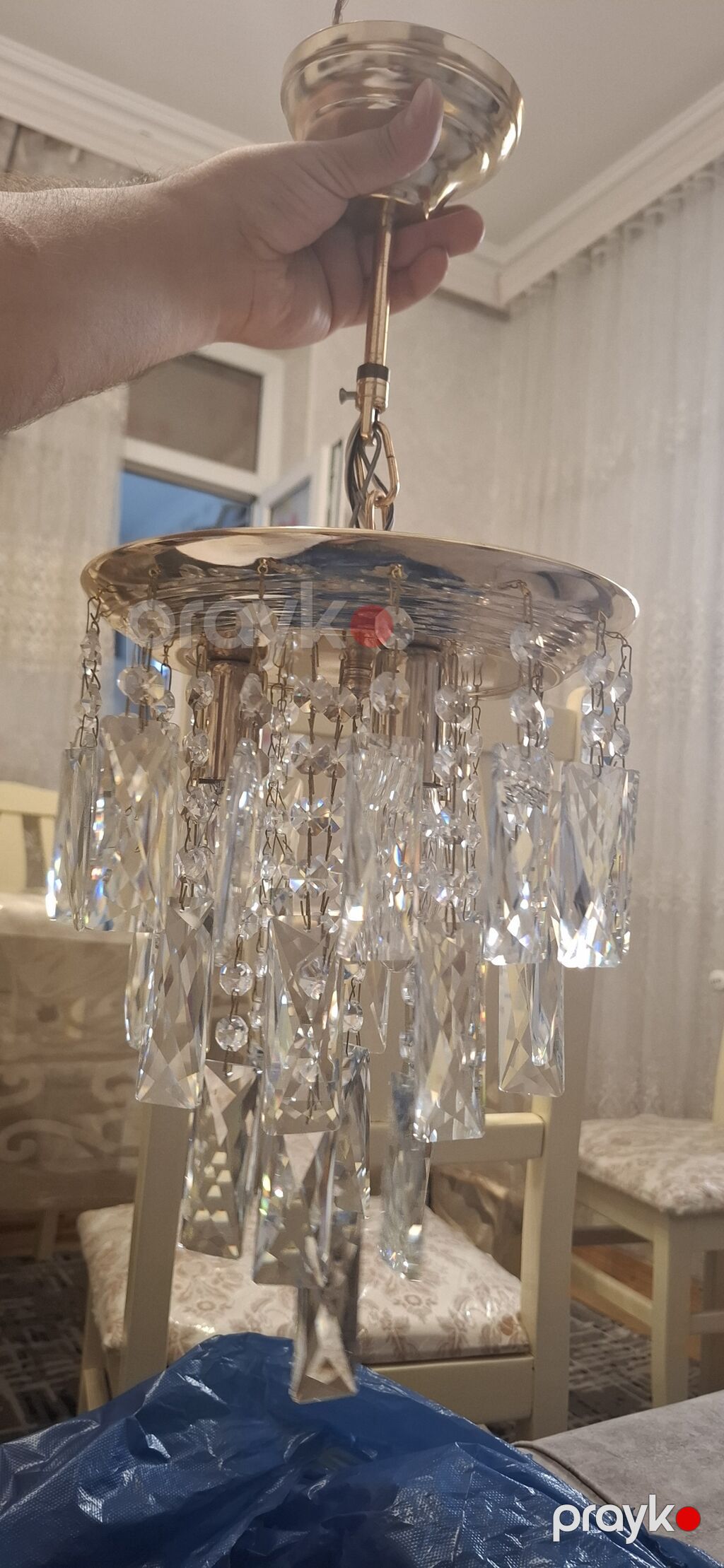 Çılçıraq, 3 lampa, Şüşə — Tavan is?qlar? v? cilc?raqlar, Bakı (2)