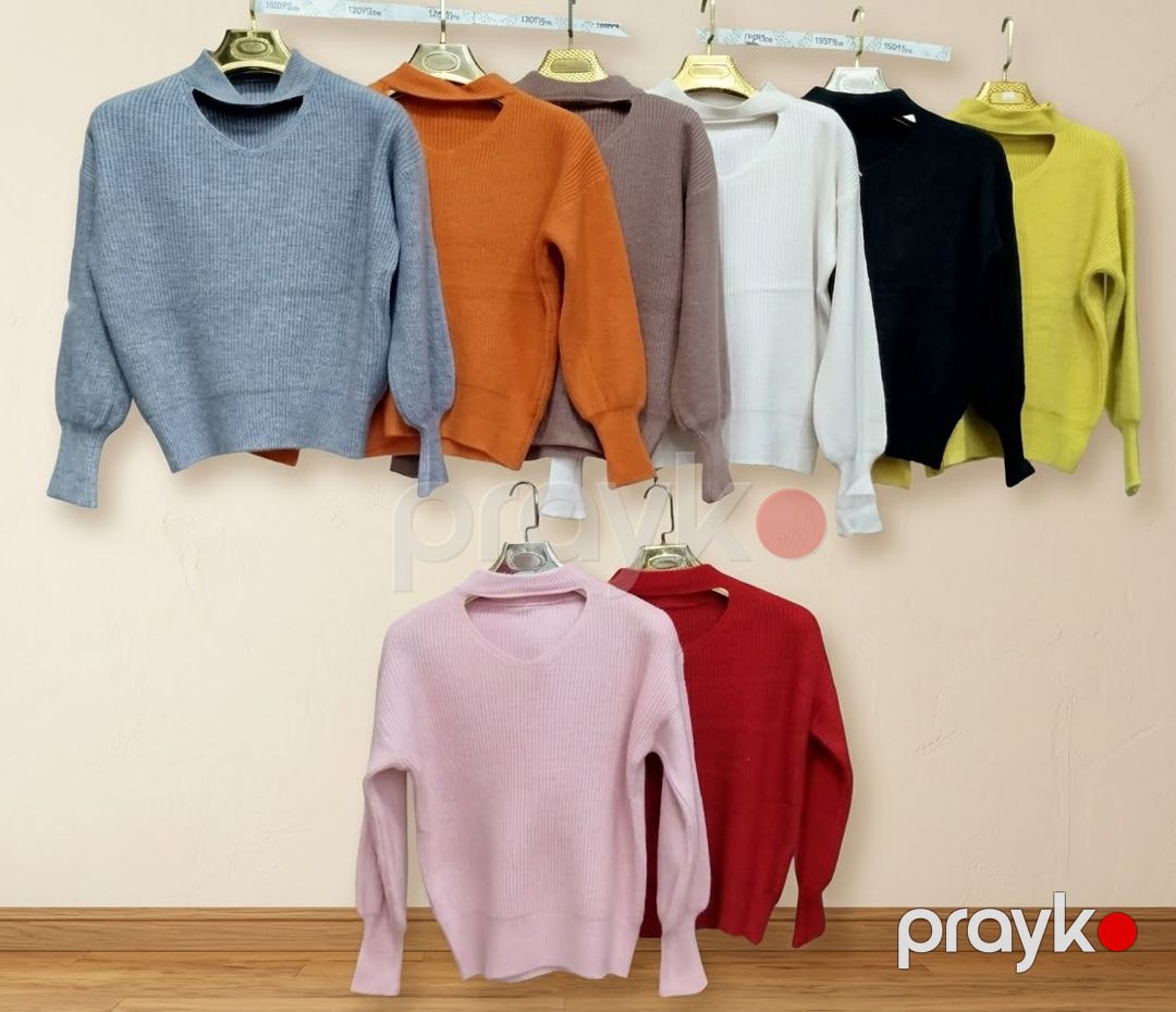 Qadın üçün sviter, qəhvəyi, trikotaj, ölçü One size — Mallar, Bakı (2)