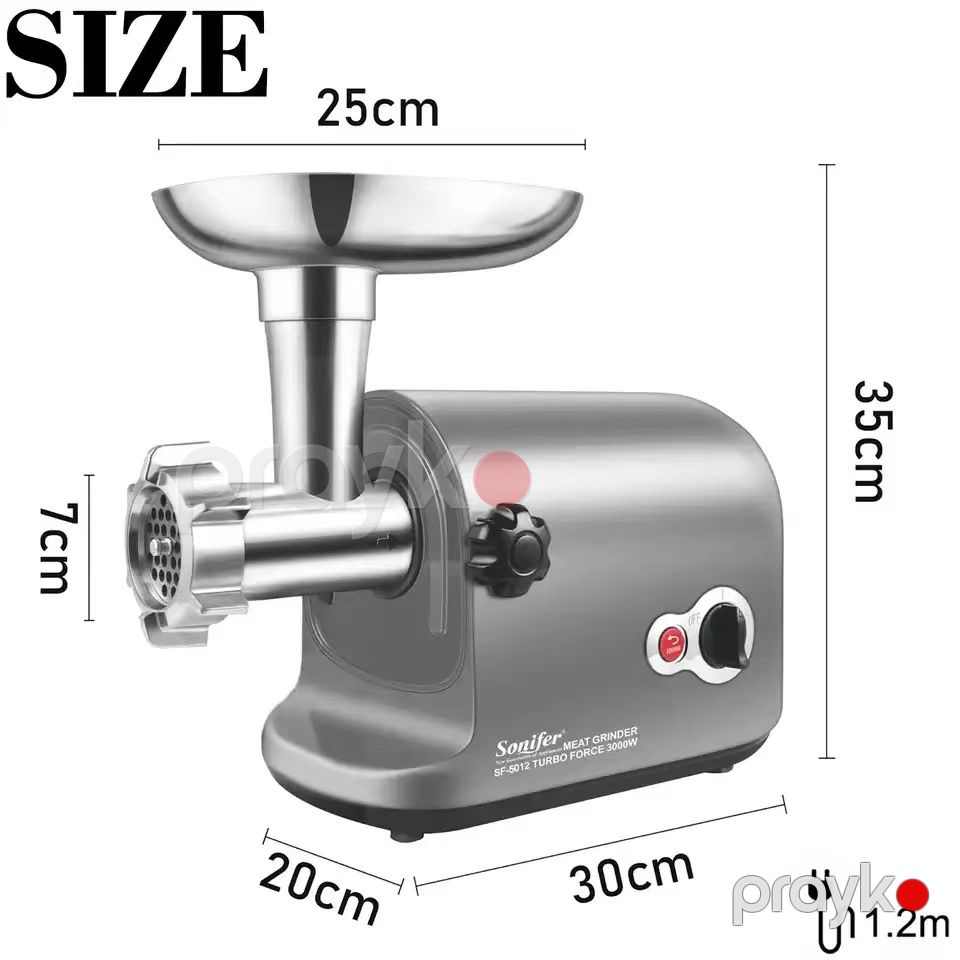 Sonifer SF-5012 3000w gücündə Ətçəkən maşın — Ev texnikası, Bakı (3)
