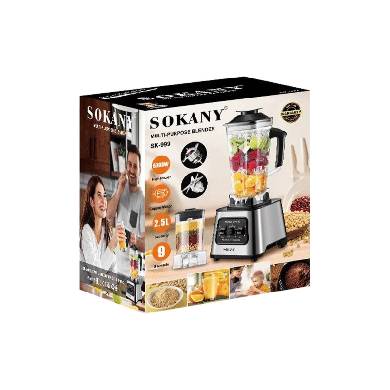 Blender Sokany SK-999 — Blenderlər, xırdalayanlar və mikserlər, Bakı (3)