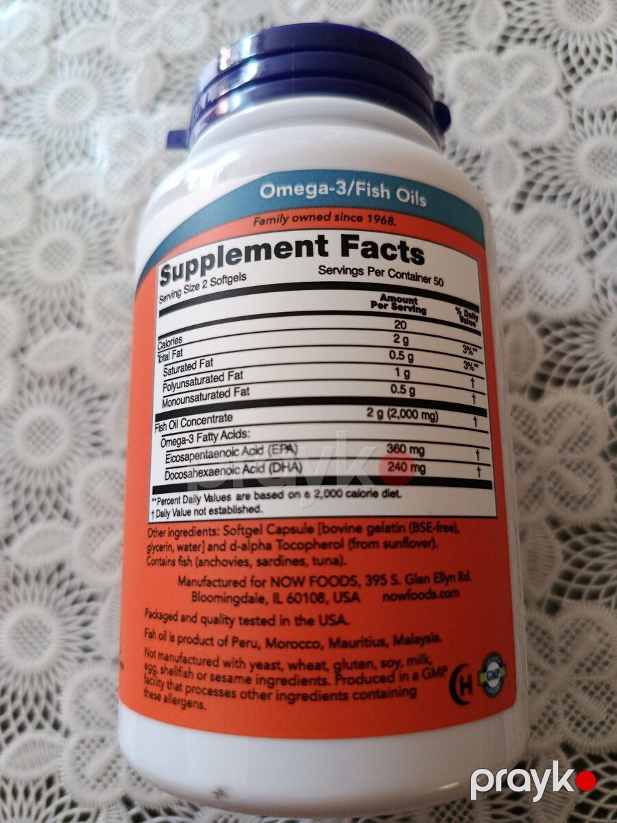 NOW Omega-3 Fish Oil — Gözəllik və səhiyyə, Bakı (2)
