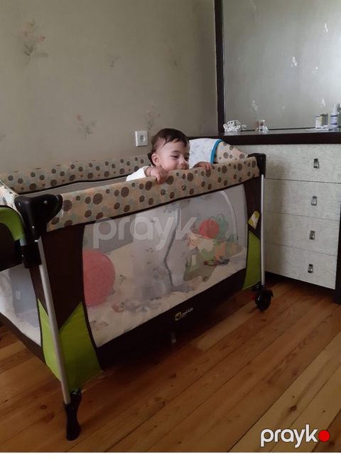 Uşaq üçün portativ oyun çarpayısı (playpen/yarım beşik) - Brend — Bakı