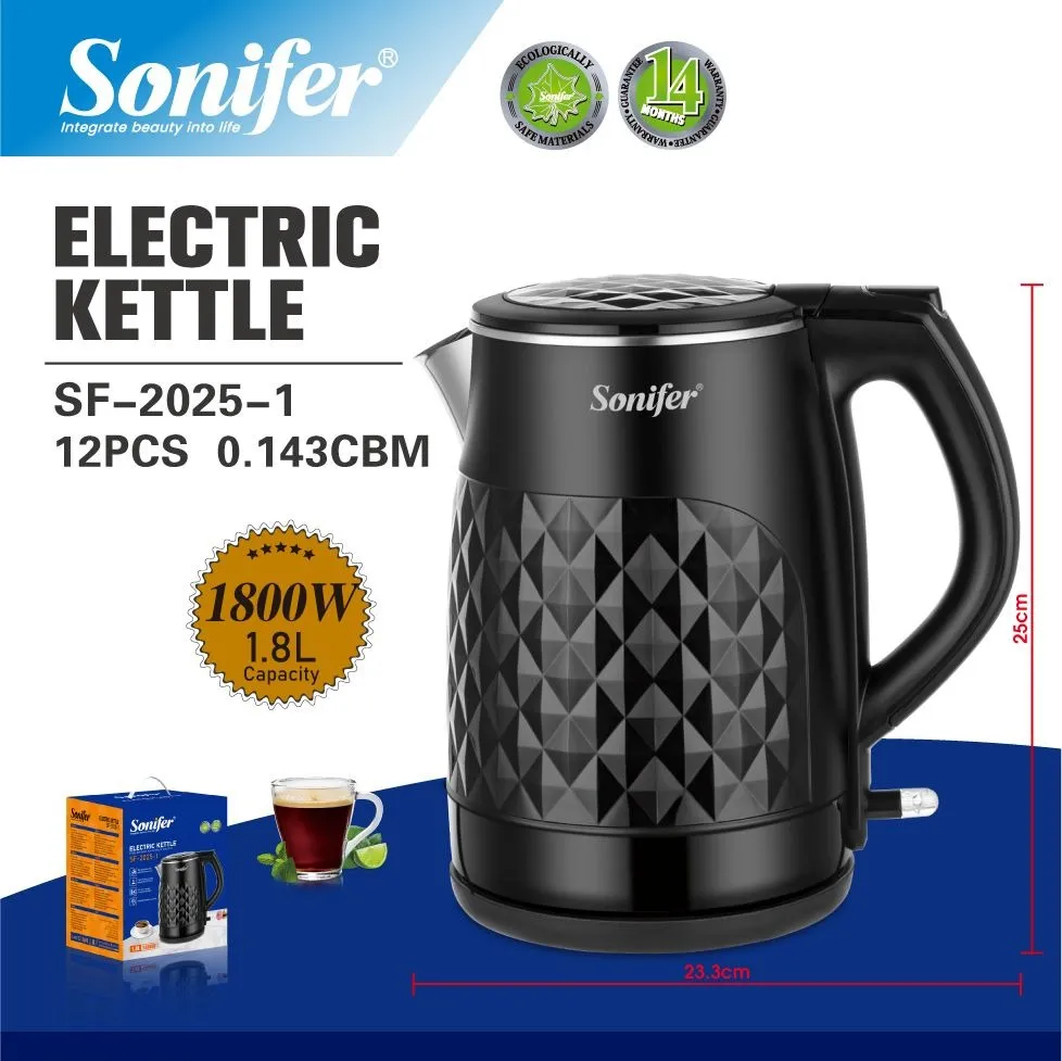 Elektrik çaydan Sonifer SF-2025-1 — Elektrik çaydanları və termoslar, Bakı (4)