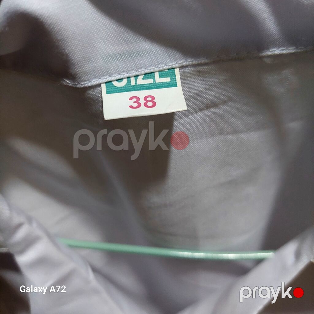 Ağ laboratoriya xalatı - Model: uzun, düyməli, klassik yaxalı - Rəng — Forma və iş geyimi, Digah (2)