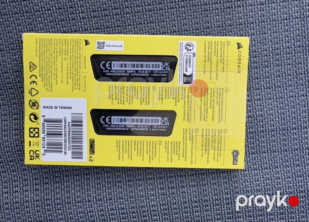 Corsair Vengeance DDR5 64gb 5200mhz ram — Kompüterlər və noutbuklar, Bakı (2)