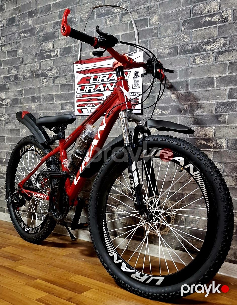 Dağ Velosipedi Uran DualShock 26 ölçü Sport Bike RED — Velosipedlər, Bakı (4)