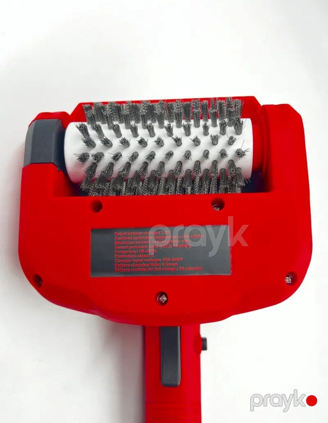 Qril təmizləyici fırça 2645534, paslanmayan polad, qırmızı — Mallar, Bakı (2)