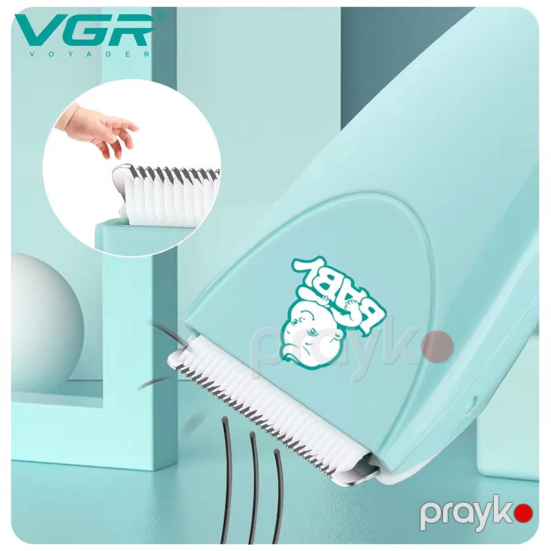 VGR V-150 Elektrikli Uşaq Üçün Təraş Maşını Uşaq Trimmeri — Ev texnikası, Bakı (4)