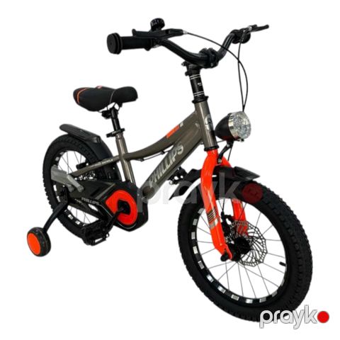 Uşaq velosipedi smr504, boz/qırmızı — Bakı