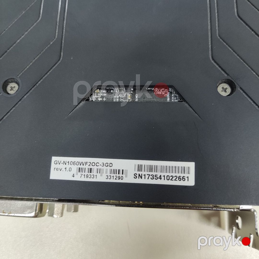 Ekran kartı GTX 1060 Gıgabyte 3GB — Kompüterlər və noutbuklar, Bakı (4)
