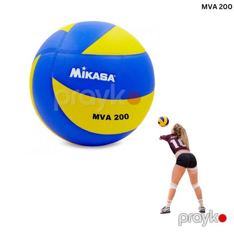 Voleybol topu Mikasa MVA 200 1332/1, mavi/sarı — Bakı