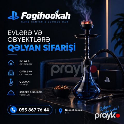 Fogihookah Game Center & Lounge Bar – Qəlyan sifarişi və — Bakı