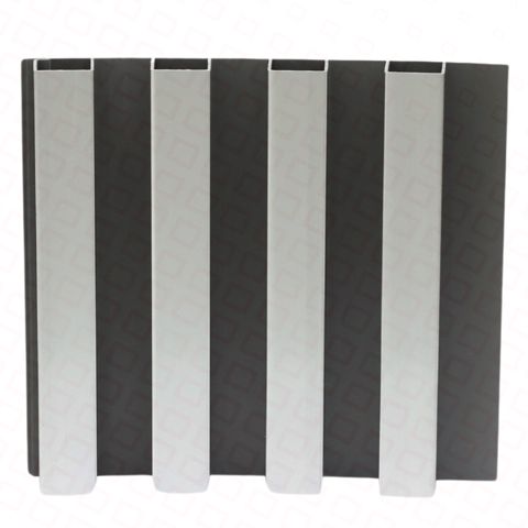 Hıll fan dekorativ panel 17X300 sm 001 gümüş antrasit — Divar kağızları