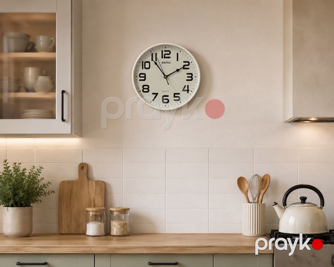 Divar saatı NPR983, 23x36 sm — Mallar, Bakı (2)