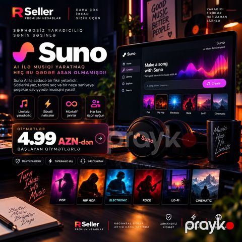 Suno AI Premium — Bakı