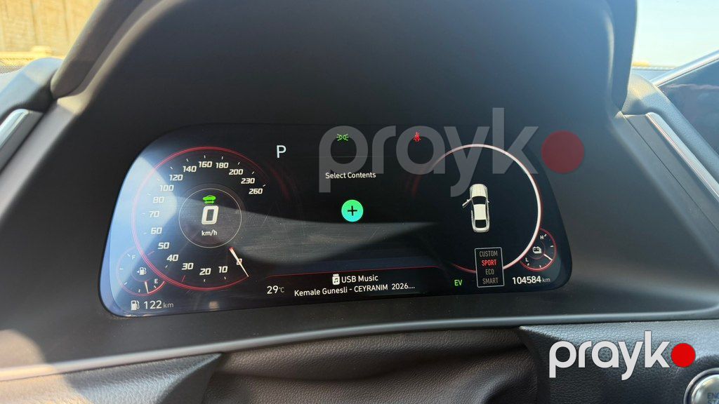 Hyundai Sonata, 2.0 L, 1.62 kWh, 2022 il, 104 000 km — Avtomobillər, Bakı (11)