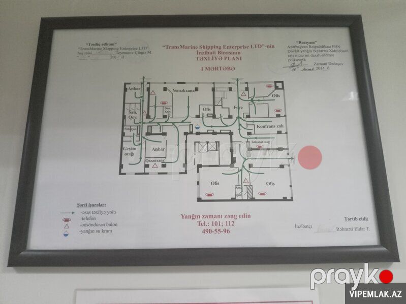 Xətai rayonunda 20 otaqlı Ofis Kirayə verilir, 1270 m² — Ofis, Bakı (4)