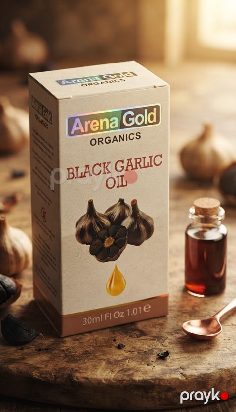 Efir yağı Arena Gold Black Garlic Oil, 30 ml — Bakı