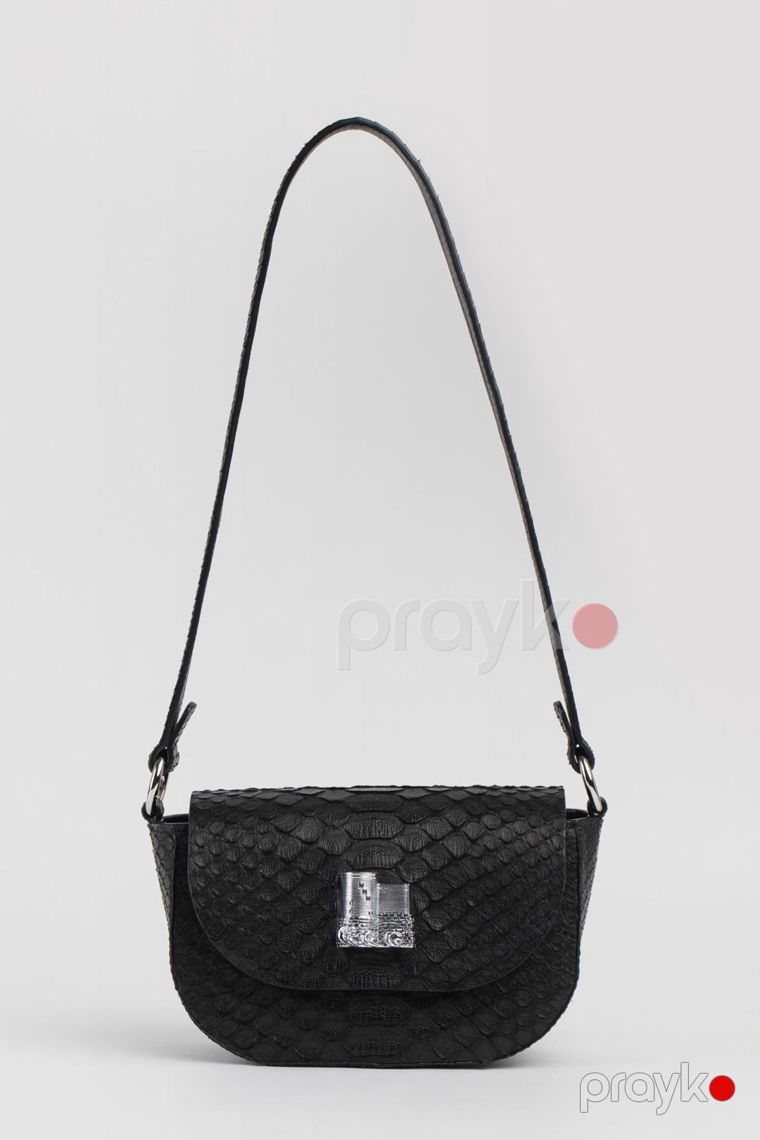 Kross-bodi çanta qadınlar üçün 62618550, qara, piton dərisi, 18x12x6 sm — Mallar, Bakı (4)