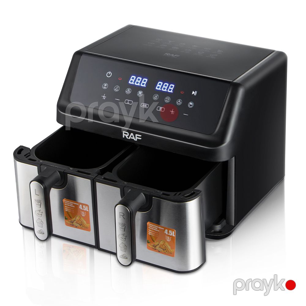 RAF R.5382 klassik dizayn iki səbətli Air Fryer 2000W — Ev texnikası, Bakı (3)