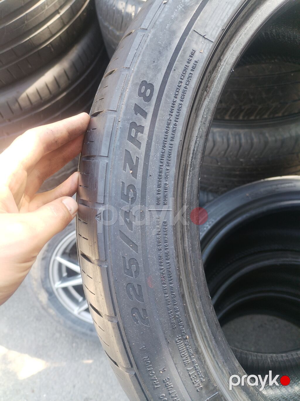 4 ədəd yay mövsümü üçün avtomobil şini Ölçü: 225/45 ZR18 Tip — Şinlər, Bakı (3)