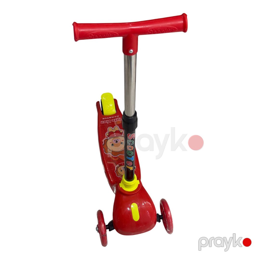 Qatlanan samokat uşaqlar üçün 2488615, qırmızı — Mallar, Bakı (2)