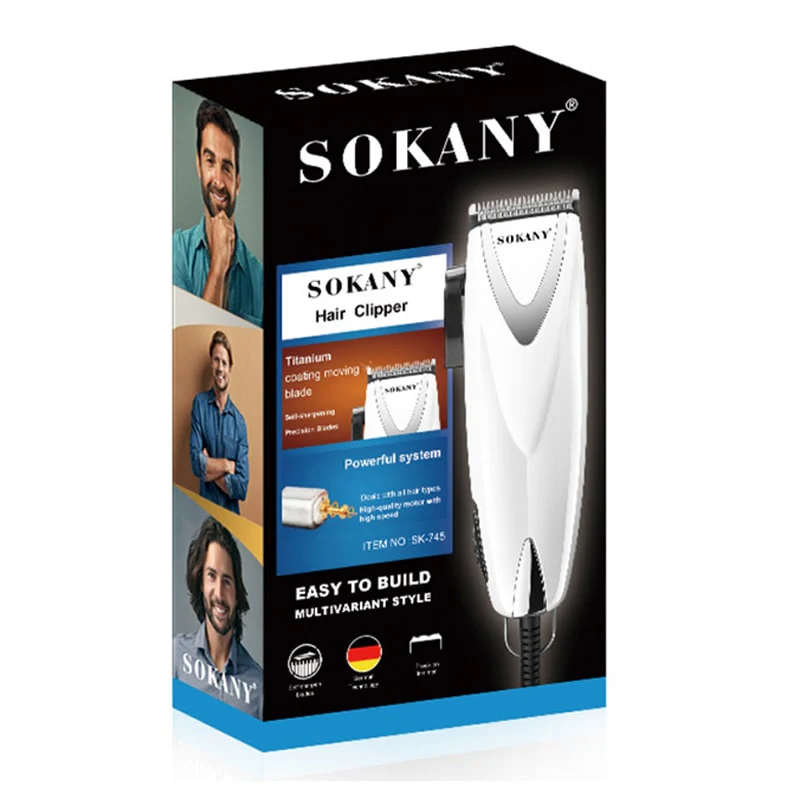Sokany SK-745 – Peşəkar Güclü Saç və Saqqal Kəsən Maşın (Kabel ilə) — Saç kəsmə maşınları, Bakı (4)