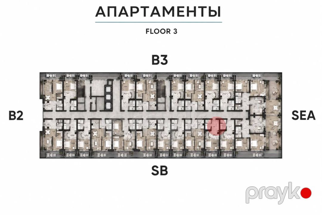 Satılır 1 otaqlı yeni tikili 56 m² — Mənzil, Bakı (2)
