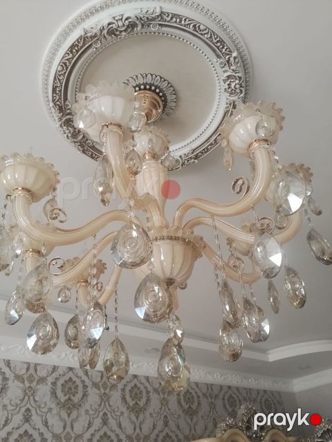 Çılçıraq, 8 lampa, Farfor — Saray