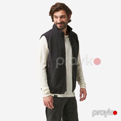 Kişilər üçün qalın jilet Decathlon 8736490, qara, poliester/elastan, ölçü M — Bakı
