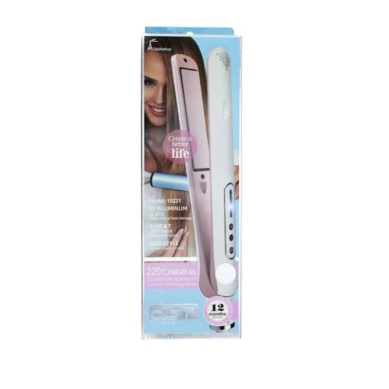 Saç üçün düzləşdirici DSP 10221 White — Saç burmağa və düzəltməyə, Bakı (3)