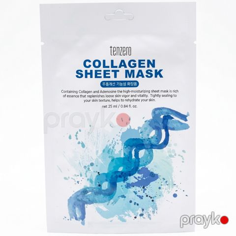 Üz üçün parça maska Tenzero Kollagen 25 ml — Bakı