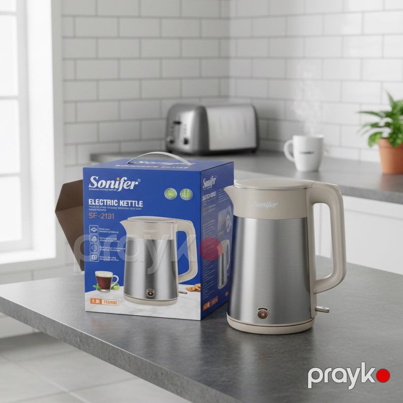 Sonifer SF-2131 Elektrik Çaydanı – 1.8L 1500W — Elektrik çaydanları və termoslar, Bakı (4)