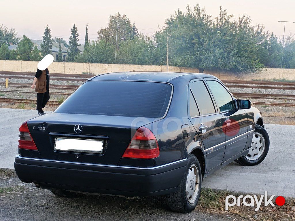 Mercedes C 200, 2.0 L, 1996 il, 187 228 km — Avtomobillər, Bərdə (3)